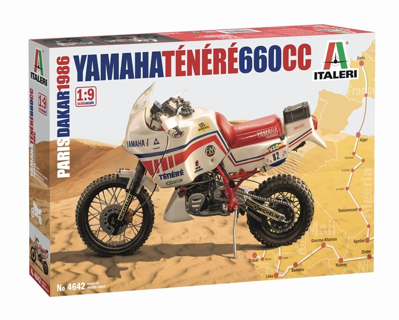 Italeri 4642 YAMAHA TENERE&amp;#39; 660 cc 1986 1/9