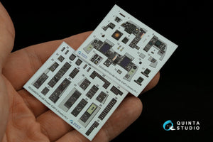 Intérieur imprimé en 3D et coloré sur papier décalcomanie Quinta Studio QDS-48270 EA-6B Prowler (ICAP II) (Kinetic) (Petite version) 1/48  – image 3