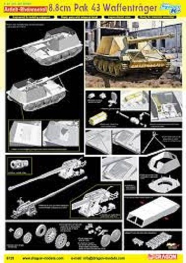 Dragon 6728 Ardelt-Rheinmetall 8,8 cm Pak 43 Waffentrager (1/35) – image 2