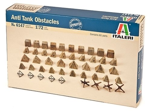 Italeri 6147 Obstacles antichars 1/72