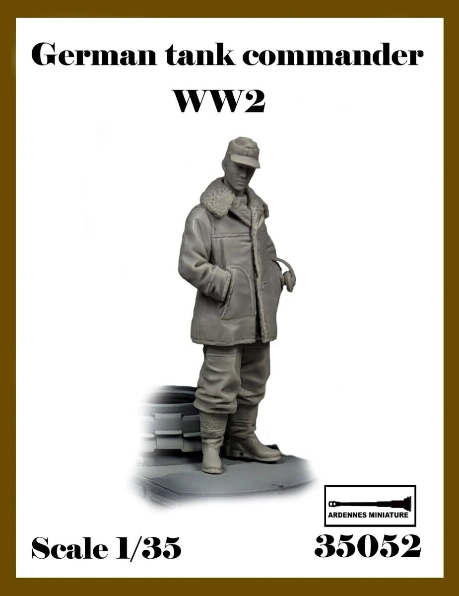 Ardennes Miniature 35052 Commandant de char allemand Seconde Guerre mondiale 1/35 