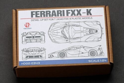 Hobby Design HD02-0343 Ferrari FXX K - Kit de détails pour Tamiya 24343 1/24