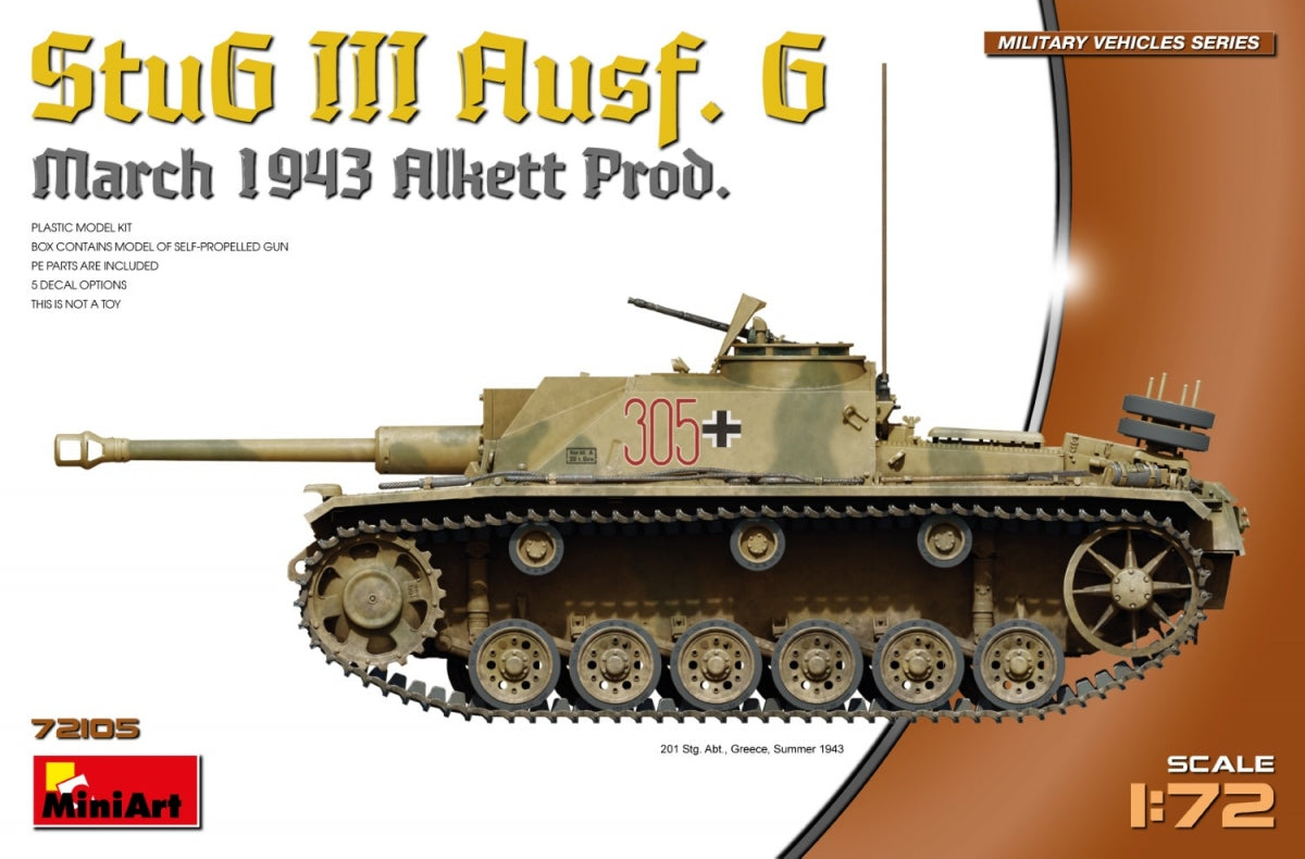 MiniArt 72105 StuG III Ausf. G Mars 1943 Prod. 1/72