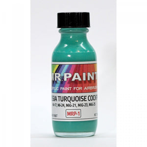 Peinture MR. Paint MRP-001 Turquoise Russie Cockpit Mi-17/24, MiG-21/23/25/31 30 ml – image 2