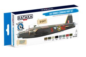 Kit de peinture Hataka HTK-BS102 RAF Bomber Command (8 x 17 ml)