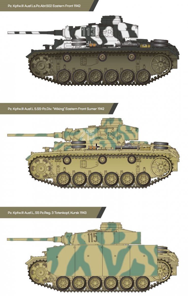Maquette Academy 13545 Panzer III Ausf L allemand « Bataille de Koursk » au 1/35 – image 3
