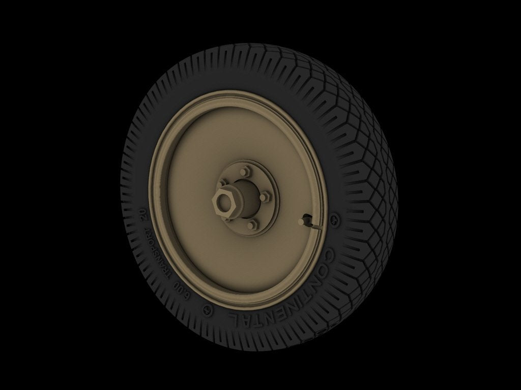 Panzer Art RE35-208 Road wheels for FlaK/Nebelwerfer trailers (commercial pattern A) 1/35 – zdjęcie 2