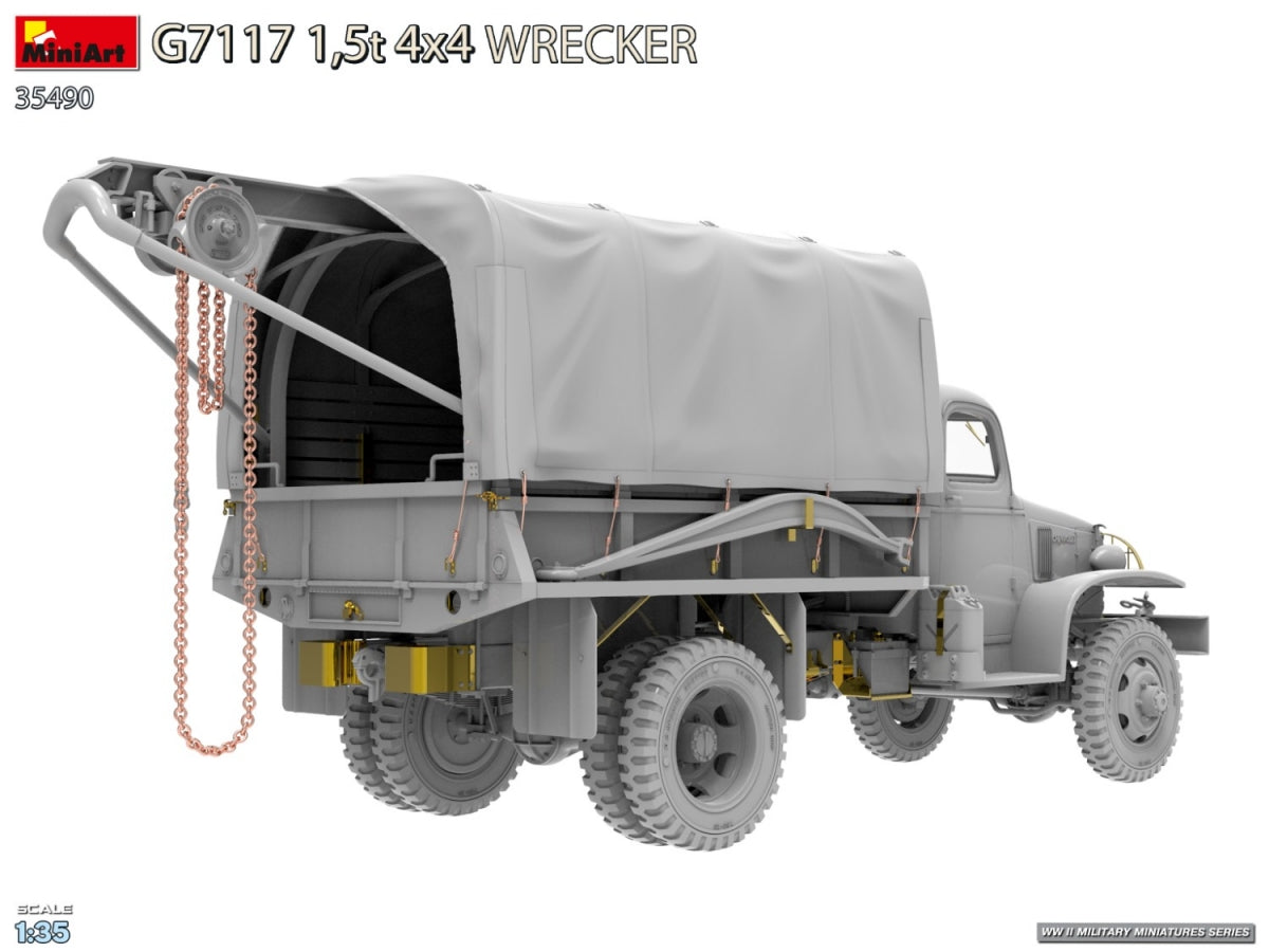 MiniArt 35490 G7117 Dépanneuse 4x4 1,5 t 1/35 – imagen 5