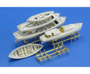 Eduard 53104 USS Arizona partie 3 - canots de sauvetage TRUMPETER 1/200 – image 4