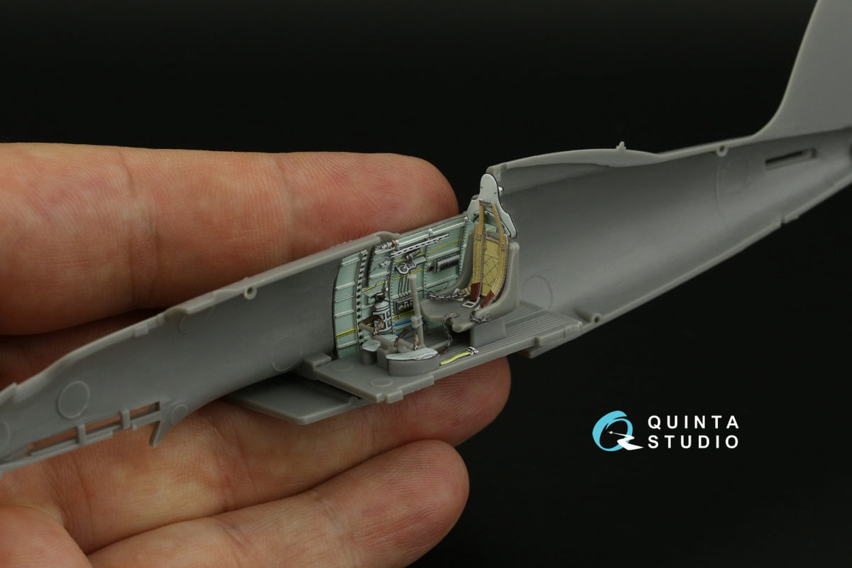 Quinta Studio QD48389 Macchi C.202 Folgore Early Intérieur imprimé en 3D et coloré sur papier décalcomanie (Hasegawa/Eduard) 1/48  – immagine 10