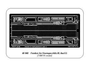 Aber 48048 Ailes pour Stug. III, Ausf. G Tamiya 1/48 – image 5