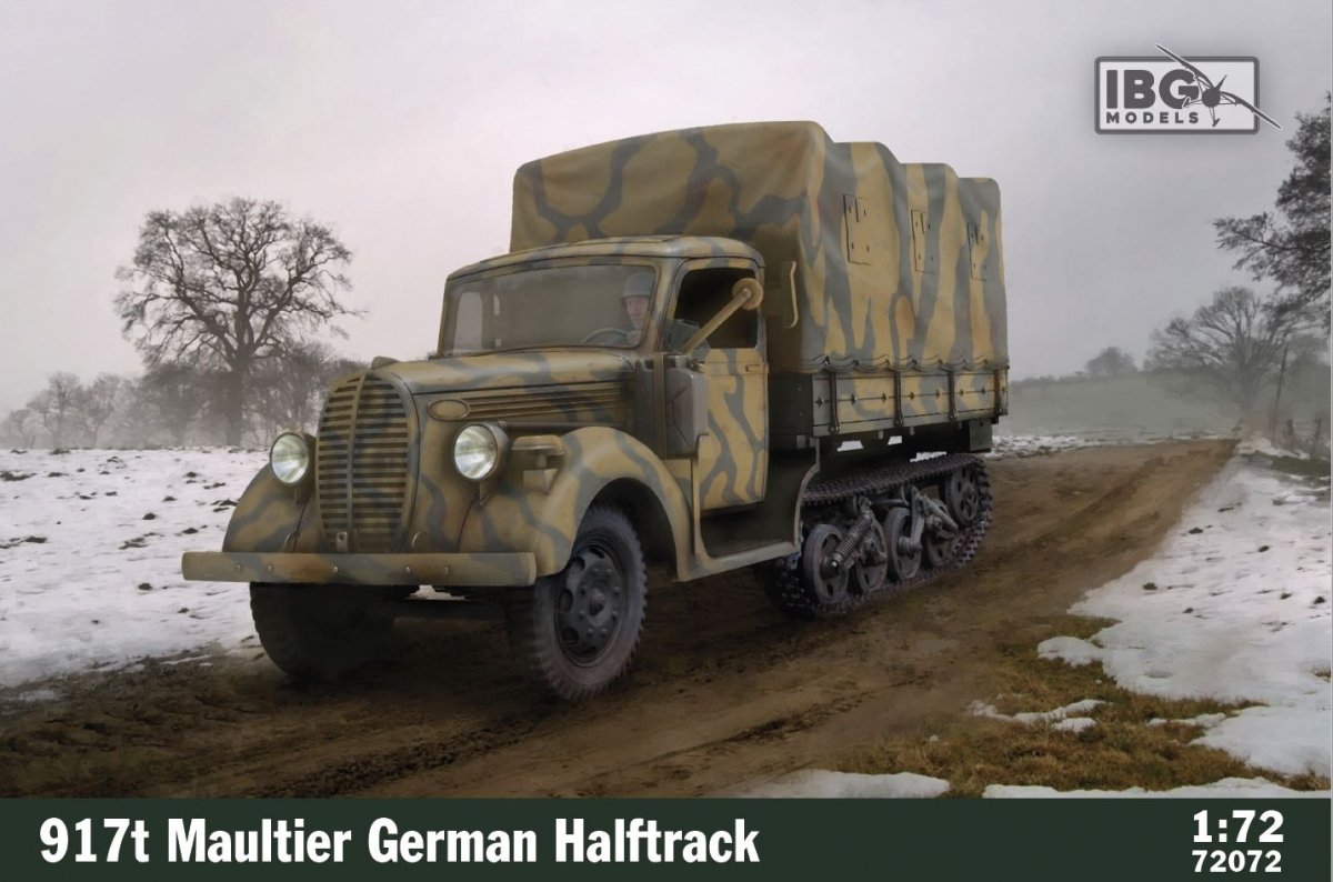 IBG 72072 917t Maultier Half-track allemand 1/72