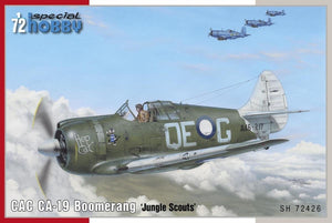 Special Hobby 72426 CAC CA-19 Boomerang « Jungle Scouts » 1/72