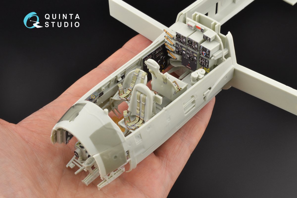 Quinta Studio QD32084 Ju 88A-1 3D-Printed &amp;amp; coloured Interior on decal paper ( Revell ) 1/32 – zdjęcie 9