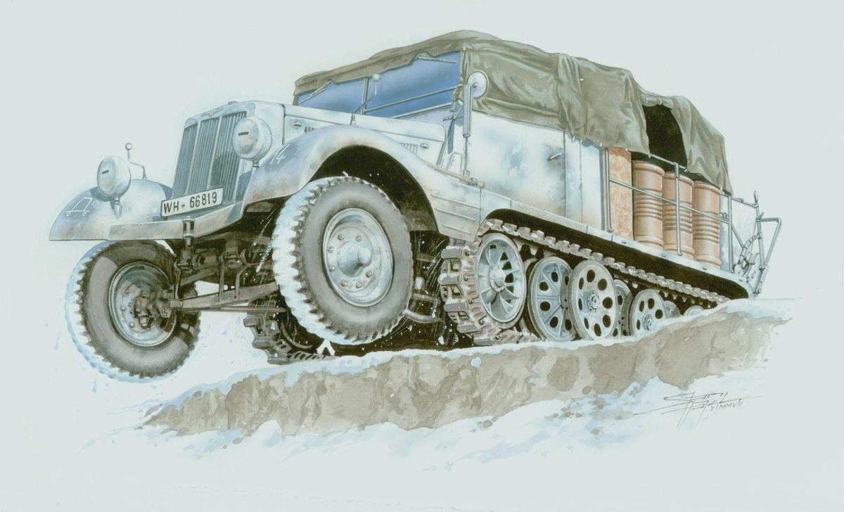 Armure spéciale 72010 Sd. Kfz 11/2 Entgiffungskraftwagen (1/72) – Bild 2