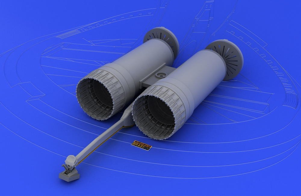 Eduard 632008 F-4 exhaust nozzles USAF early 1/32 (Tamiya) – zdjęcie 3