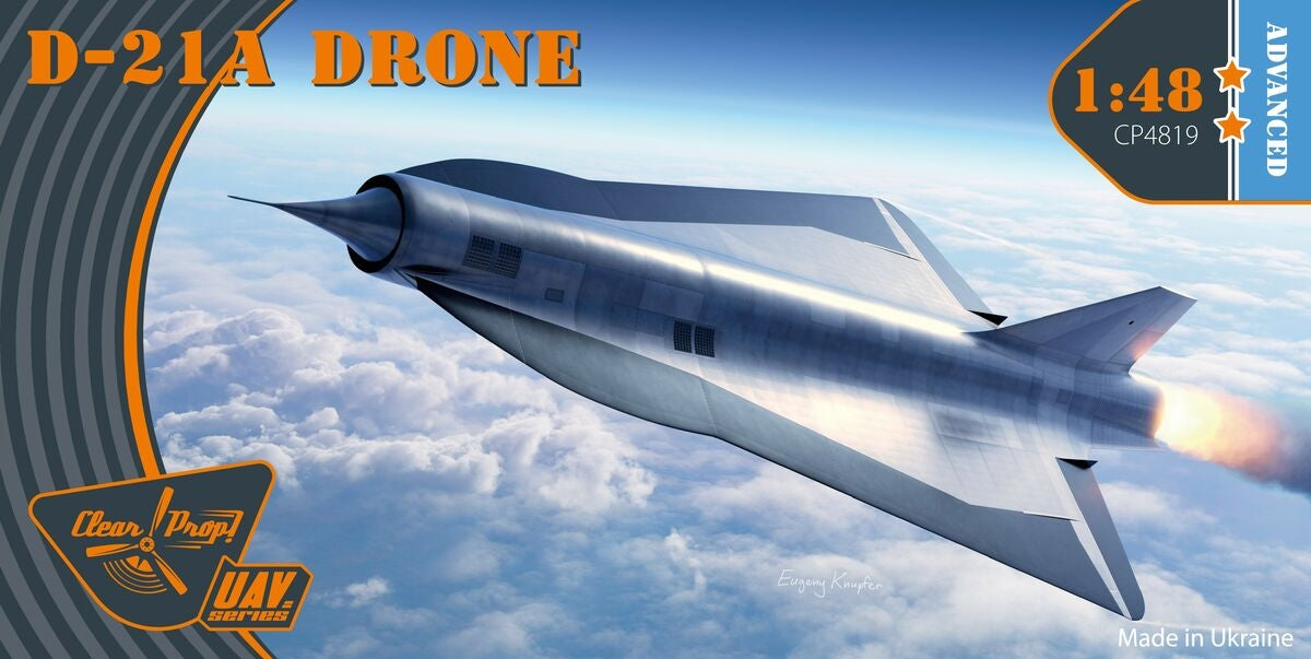 Clear Prop! CP4819 D-21A Drone ADVANCED KIT 1/48 – zdjęcie 3