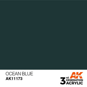 AK Interactive AK11173 OCEAN BLUE – STANDARD 17 ml