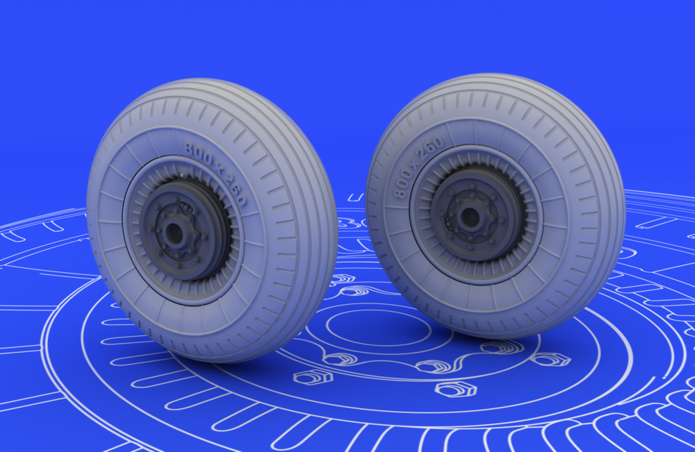 Roues Eduard 648072 Il-2 1/48 (TAMIYA)