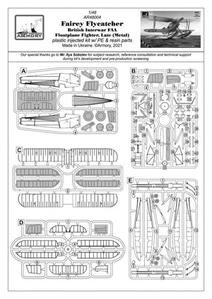 Armory Models 48004 Fairey Flycatcher, chasseur hydravion britannique FAA de l&amp;#39;entre-deux-guerres, version tardive (métal) 1/48 – image 3