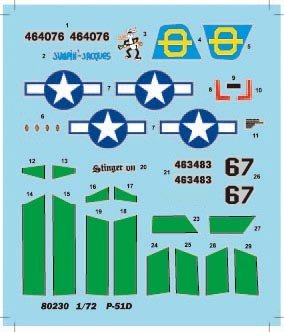 Hobby Boss 80230 P-51D Mustang 1/72 – image 2