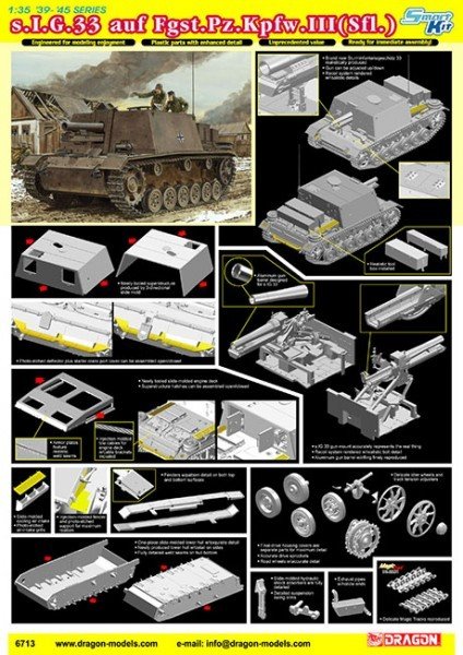 Dragon 6713 sIG33 au Fgst.Pz.Kpfw.III (1/35) – image 2