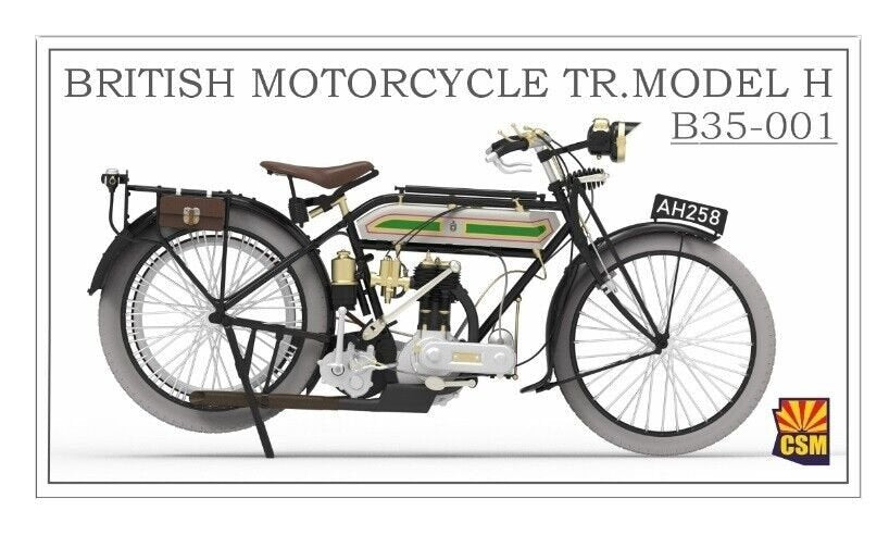 Copper State Models B32-001 Modèle réduit de moto britannique H à l'échelle 1/32