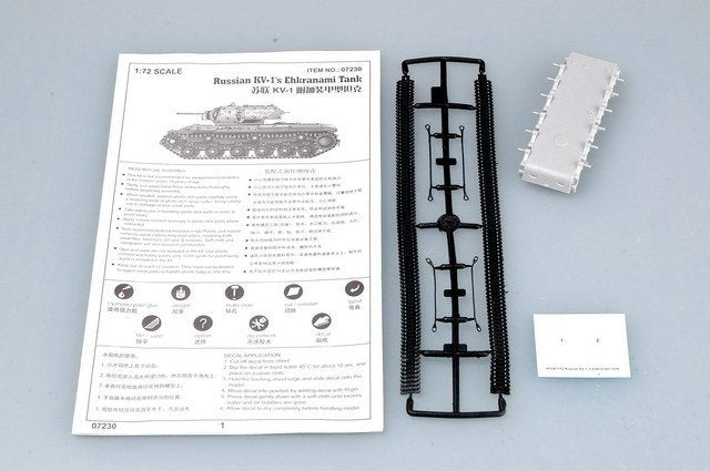 Trumpeter 07230 KV-1S Ehkranami soviétique (1/72) – immagine 3