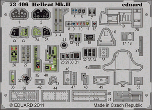 Eduard 73406 Hellcat Mk. II SA 1/72 ÉDUARD
