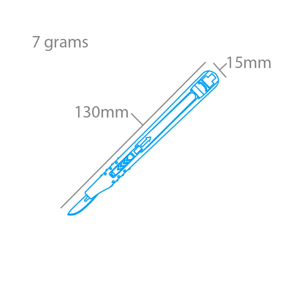 Couteau de sécurité rétractable Modelcraft PKN3216-10A – Bild 2