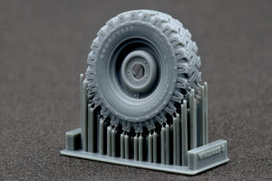 ScaleX WM 35020S L. Rover 88 6.5 small Sagged wheel set (for AK-Interactive) 1/35