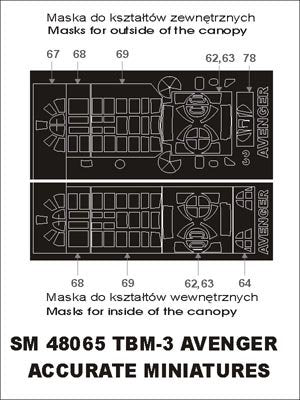 Montex SM48065 TBF-3 Avenger MINIATURES PRÉCISES