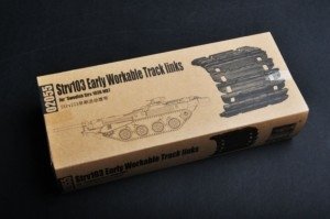 Maillons de chenille fonctionnels Trumpeter 02055 Strv103 (première version) au 1/35