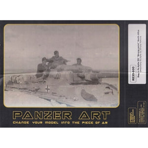 Panzer Art RE35-600 1/35 Enfoncé dans un Pz.Kpfw III (Afrique du Nord) 1/35