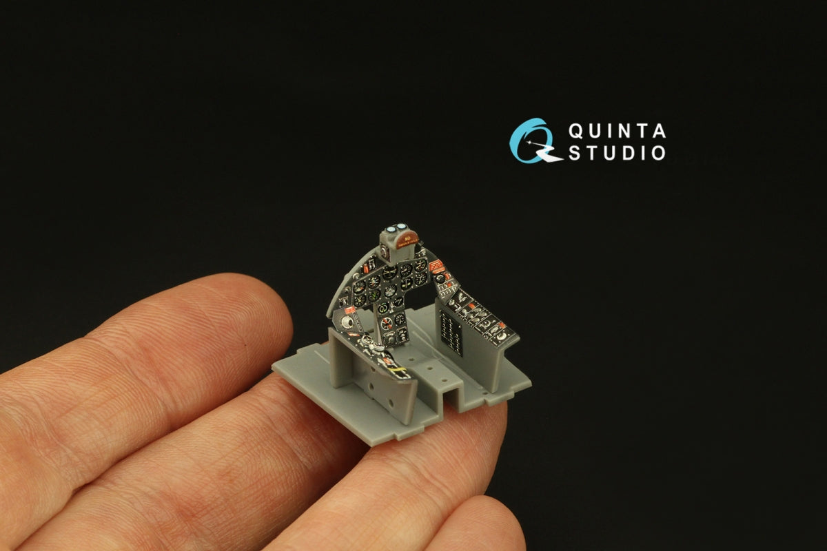 Intérieur imprimé en 3D et coloré sur papier décalcomanie Quinta Studio QD48384 F8F-2 Bearcat (Hobby Boss) 1/48 – image 9