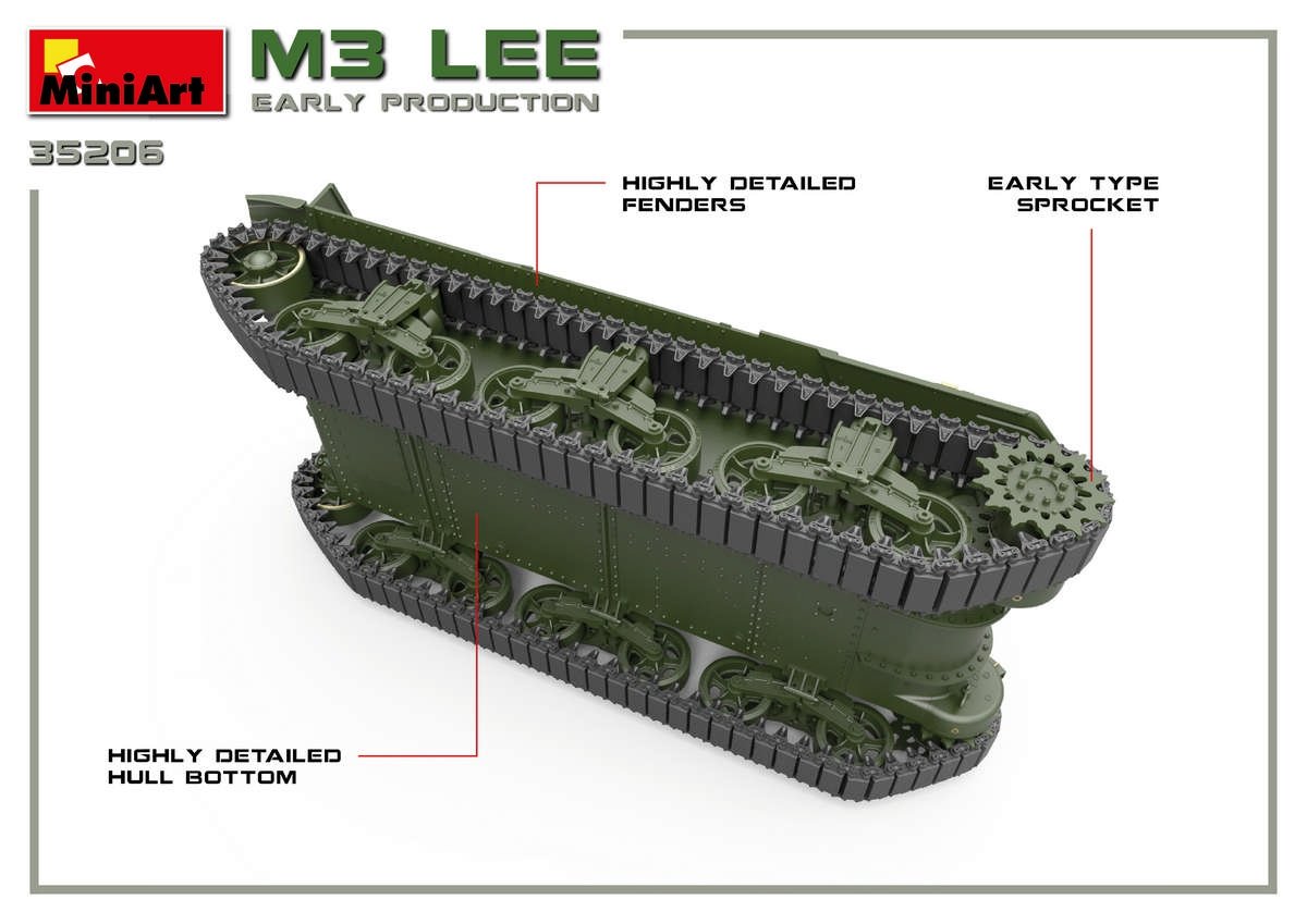 Miniart 35206 M3 Lee première production avec intérieur 1/35 – Bild 10