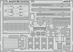 Maquette Eduard BIG72163 Beaufort Mk.I pour AIRFIX au 1/72 – immagine 2