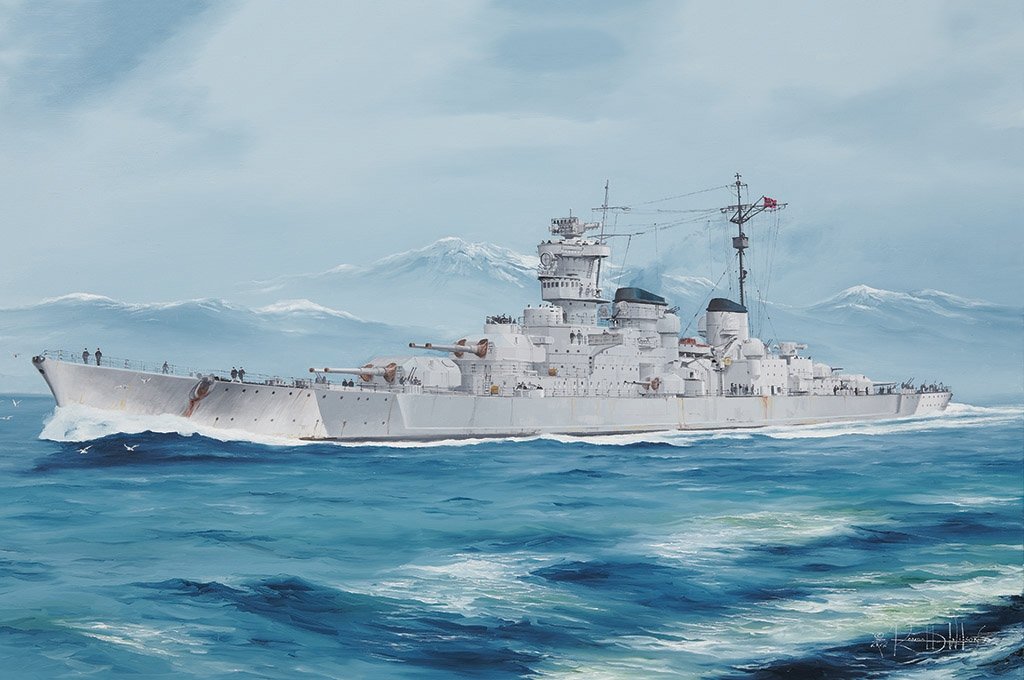 Trumpeter 05370 Croiseur de bataille Barbarossa de classe O DKM 1/350