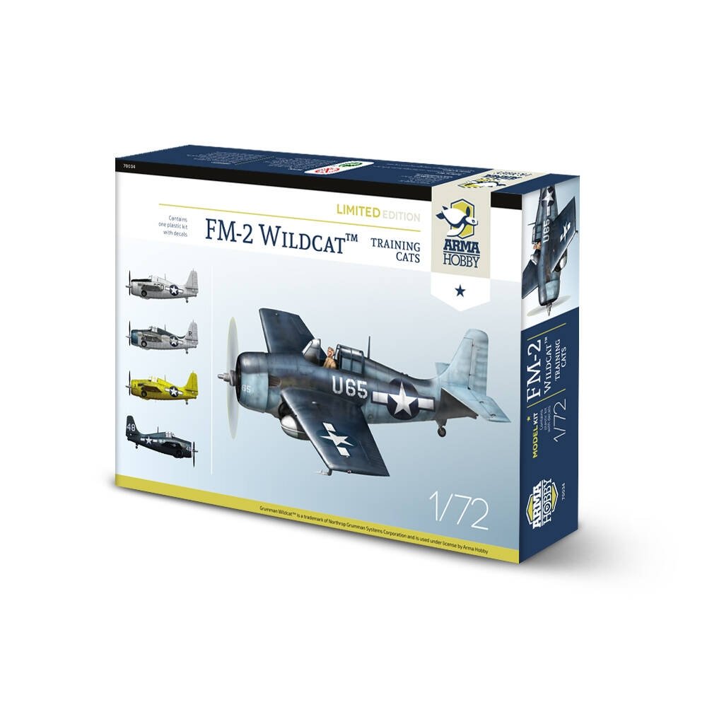Arma Hobby 70034 FM-2 Wildcat™ Chats d'entraînement Édition limitée 1/72