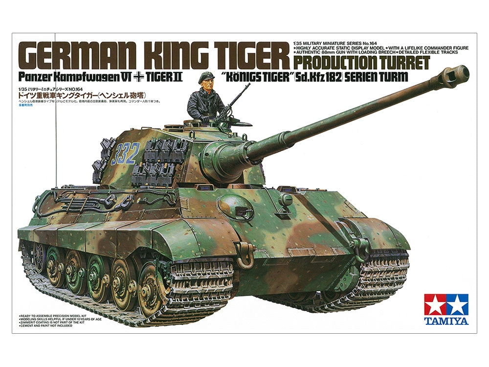 Tourelle de production Tamiya 35164 King Tiger (1/35) – immagine 2