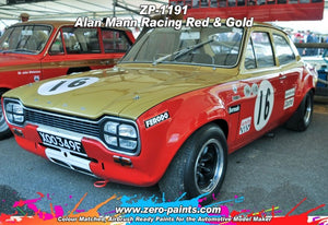 Peinture Zero Paints ZP-1191 Alan Mann Racing Paints Rouge/Or 2 x 30 ml – immagine 2