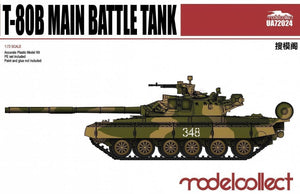 Modelcollect UA72024 Char de combat principal russe T-80B 1/72