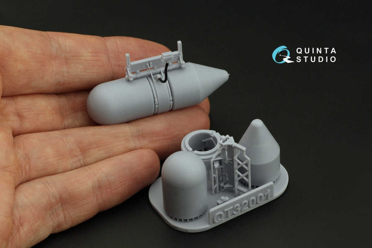 Quinta Studio QT32001 Nacelle radar AN/APS-4 (Tous les kits) 1/32 – immagine 7