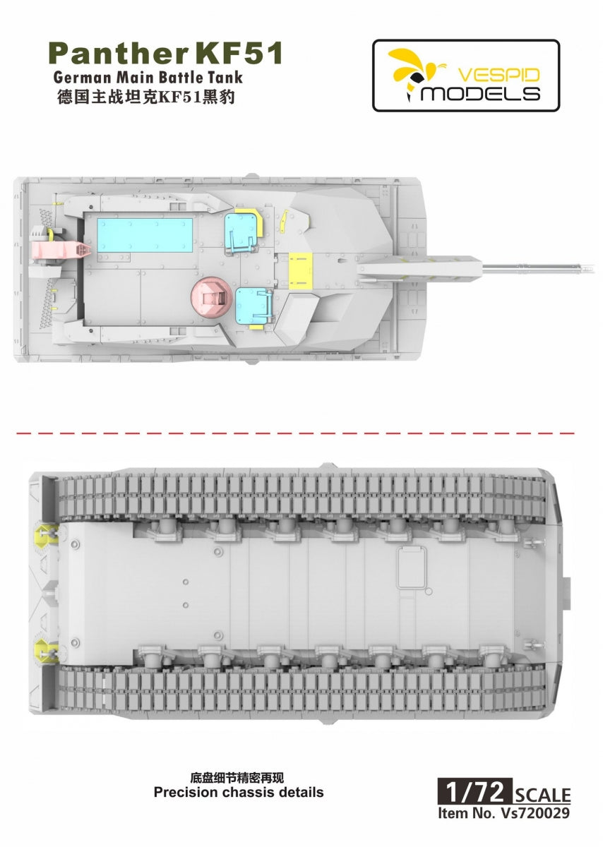 Vespid Models VS720029 Panther KF51 MBT 1/72 – zdjęcie 5