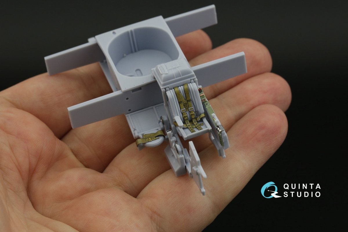 Intérieur imprimé en 3D et coloré sur papier décalcomanie Quinta Studio QD48378 Bristol Blenheim Mk.I (Airfix) 1/48 – image 3
