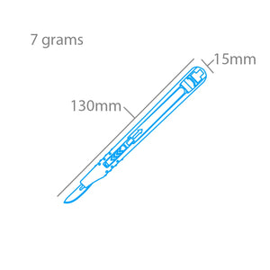Lame de couteau de sécurité rétractable Modelcraft PKN3216-15 – immagine 2
