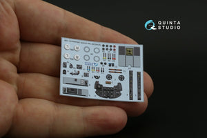 Intérieur imprimé en 3D et coloré sur papier décalcomanie Quinta Studio QD48299 Yak-9T/DD (Modelsvit) 1/48  – Bild 4