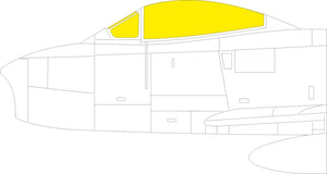 Eduard EX1076 F-86A HÉLICE TRANSPARENTE 1/48