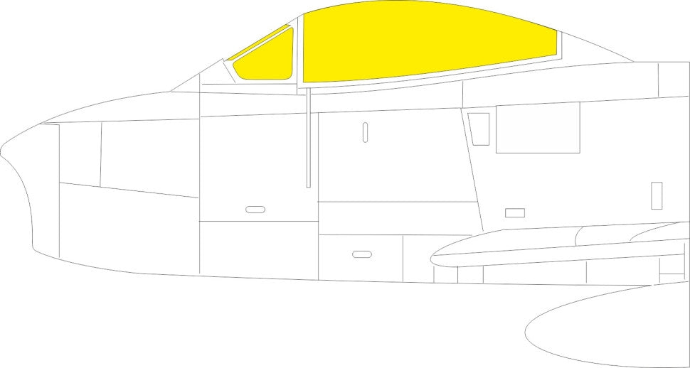 Eduard EX1076 F-86A HÉLICE TRANSPARENTE 1/48