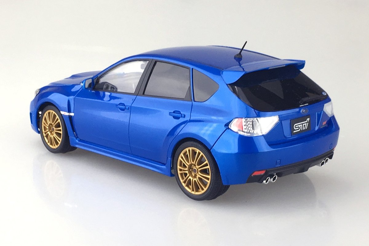 Aoshima 00491 Subaru GRB Impreza WRX Mica Blu 1/24 – zdjęcie 3